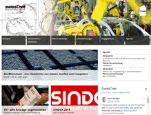Tablet Screenshot of inside.swisst.net